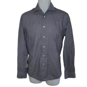 Eton Slim Fit Check Dress Shirt - Men's